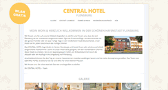 Desktop Screenshot of central-hotel-flensburg.de